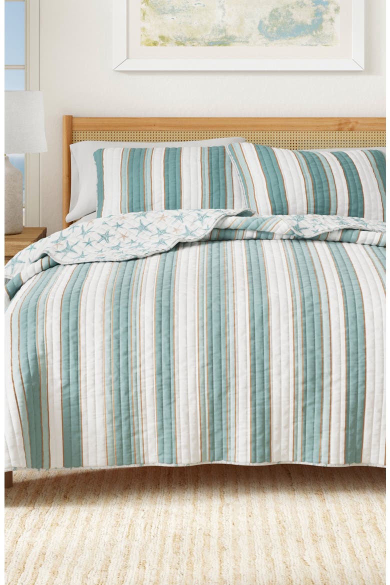 Coastal Stripe 3-Piece Quilt Set, Alternate, color, MONTAUK STRIPE