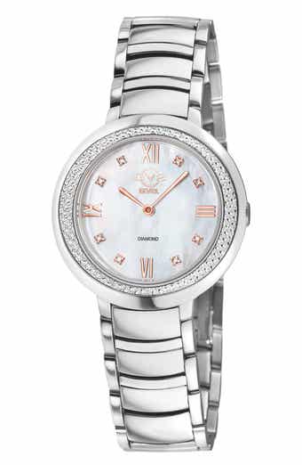 Amalfi Mother-of-Pearl Swiss Diamond Watch, 34mm - 0.04ct.