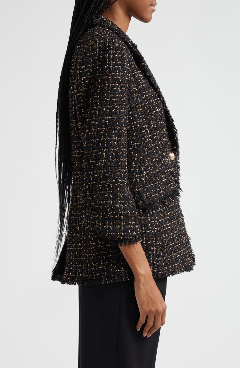 Sylvie Metallic Tweed Blazer