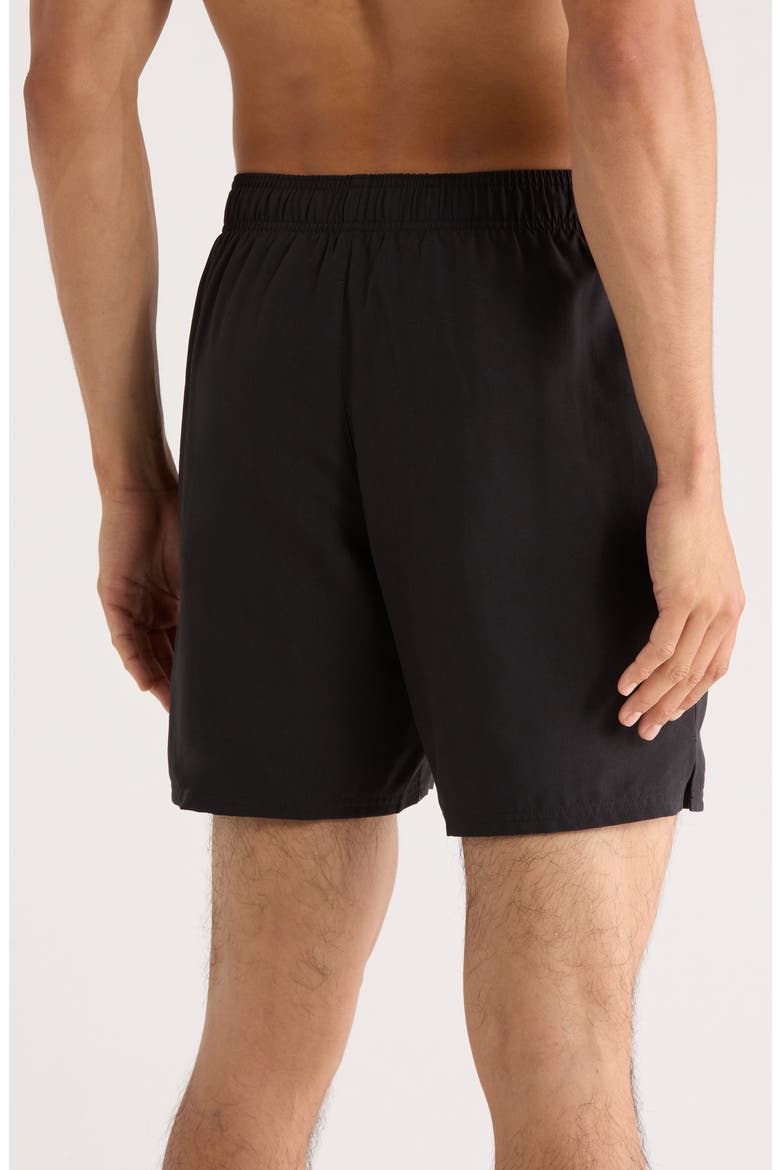 7-Inch Volley Swim Trunks, Alternate, color, BLACK