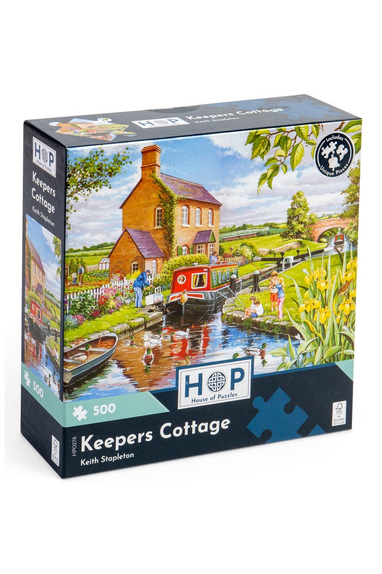 Keepers Cottage 500-Piece Jigsaw Puzzle, Main, color, NONE
