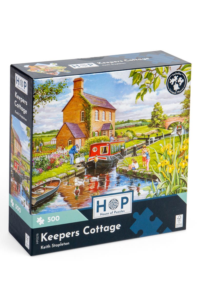 The House of Puzzles Keepers Cottage 500-Piece Jigsaw Puzzle, Main, color, 