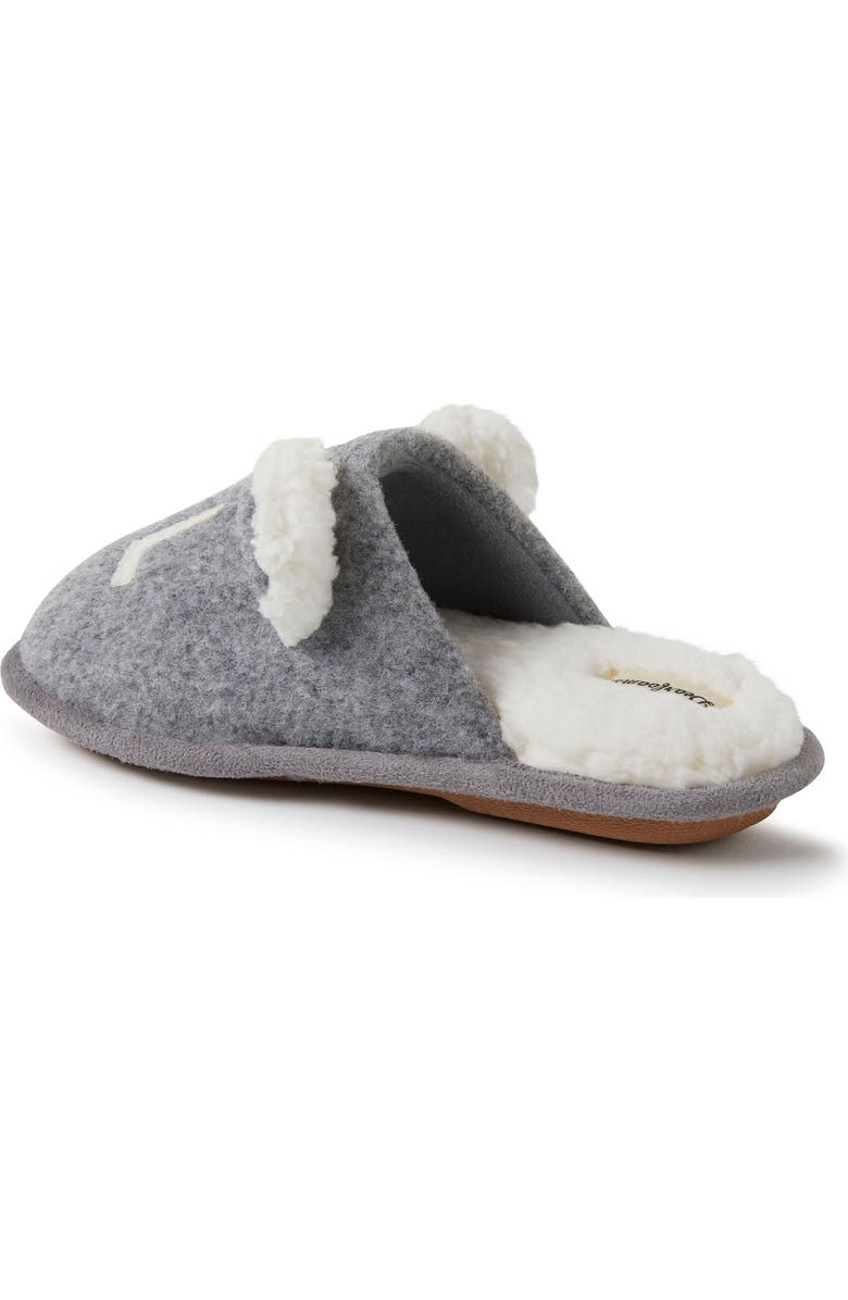 DEARFOAMS Casey Lil Bear Family Scuff Slipper, Alternate, color, Light Heather Grey