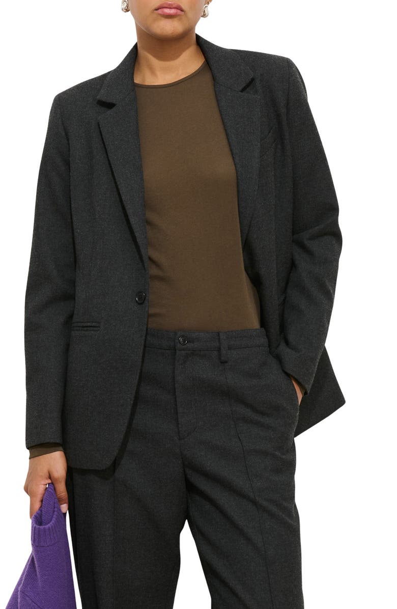 Alex Mill Soho Wool Blazer, Main, color, Charcoal Grey