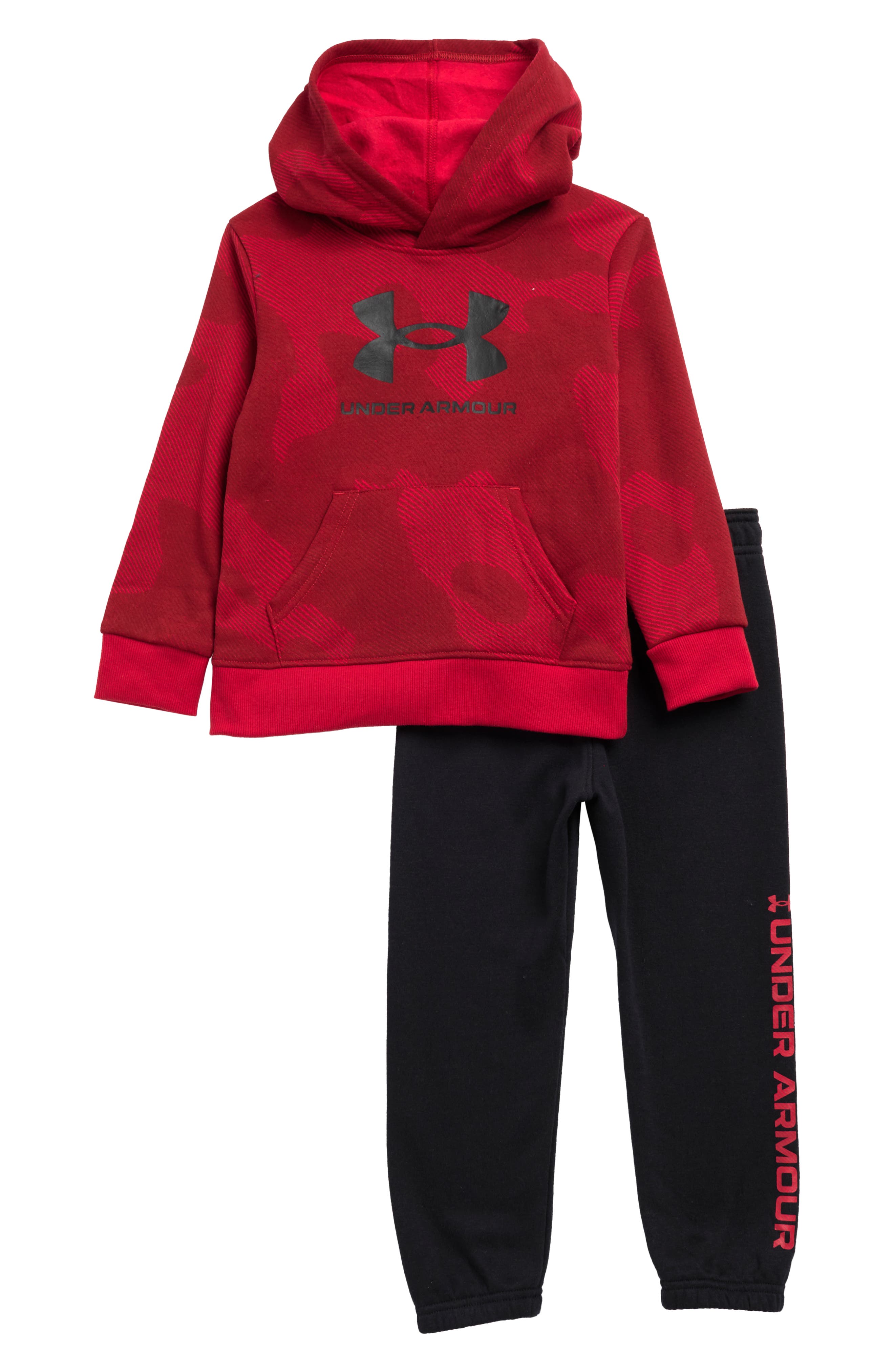 Under Armour Kids' Lino Wave Pullover Hoodie & Joggers Set | Nordstromrack