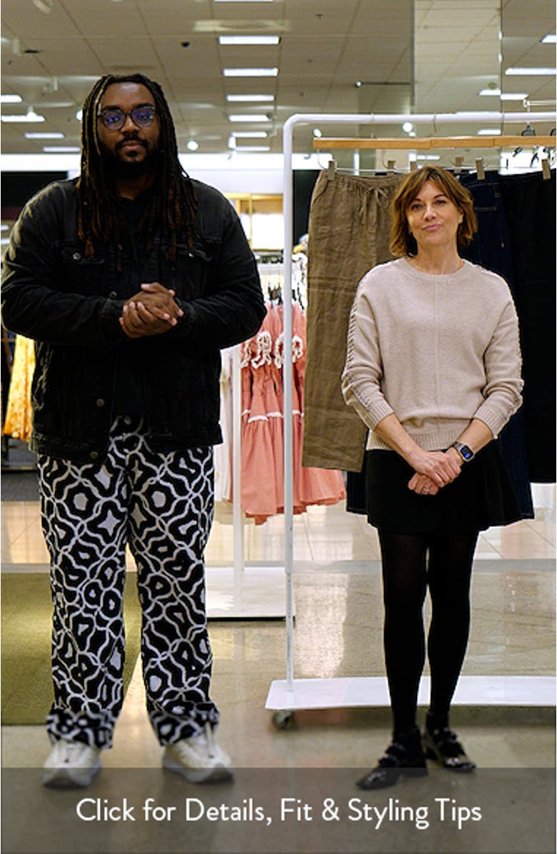 Lace Up Relaxed Sweater, sales video thumbnail