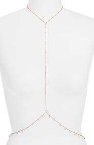 VIDAKUSH Dainty Drop Charm Body Chain