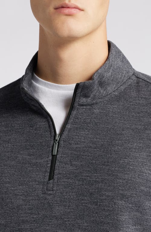 Robert Barakett Crestwood Half Zip Pullover In Black