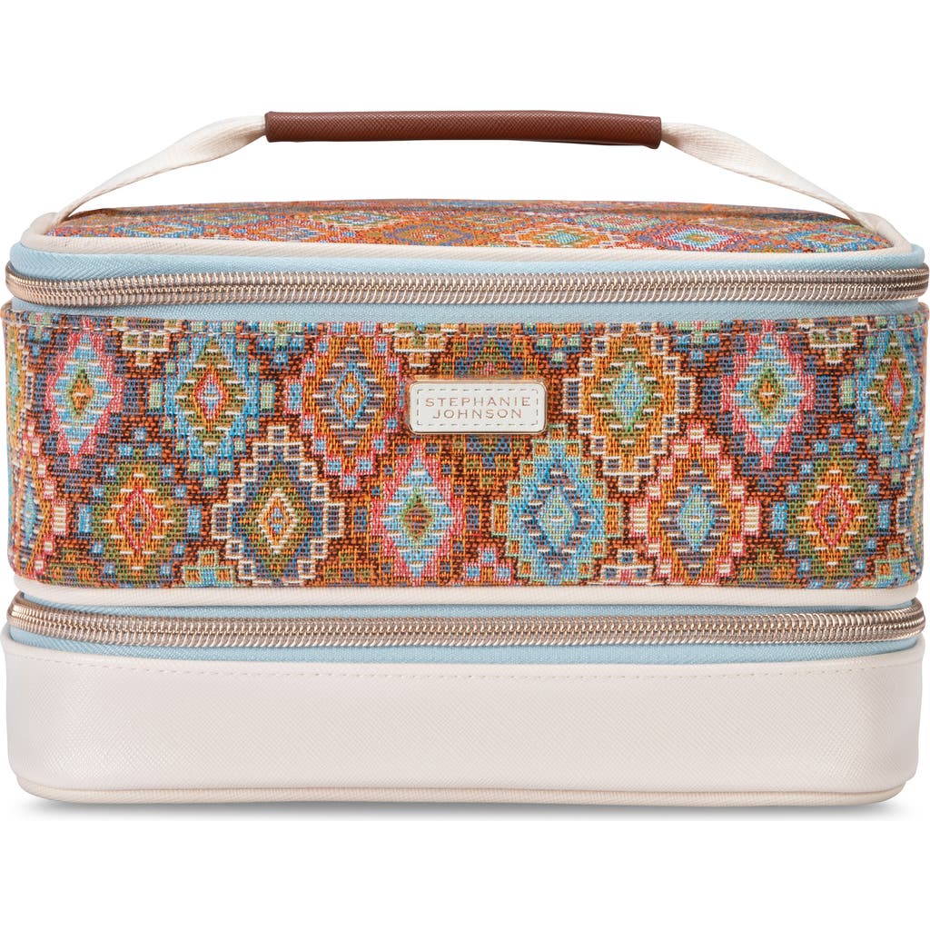 Stephanie Johnson Paros Coconut Jenny Train Cosmetics Case