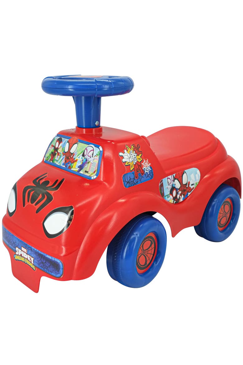 My First Ride-On Spidey Marvel Vehicle, Alternate, color, Multicolored
