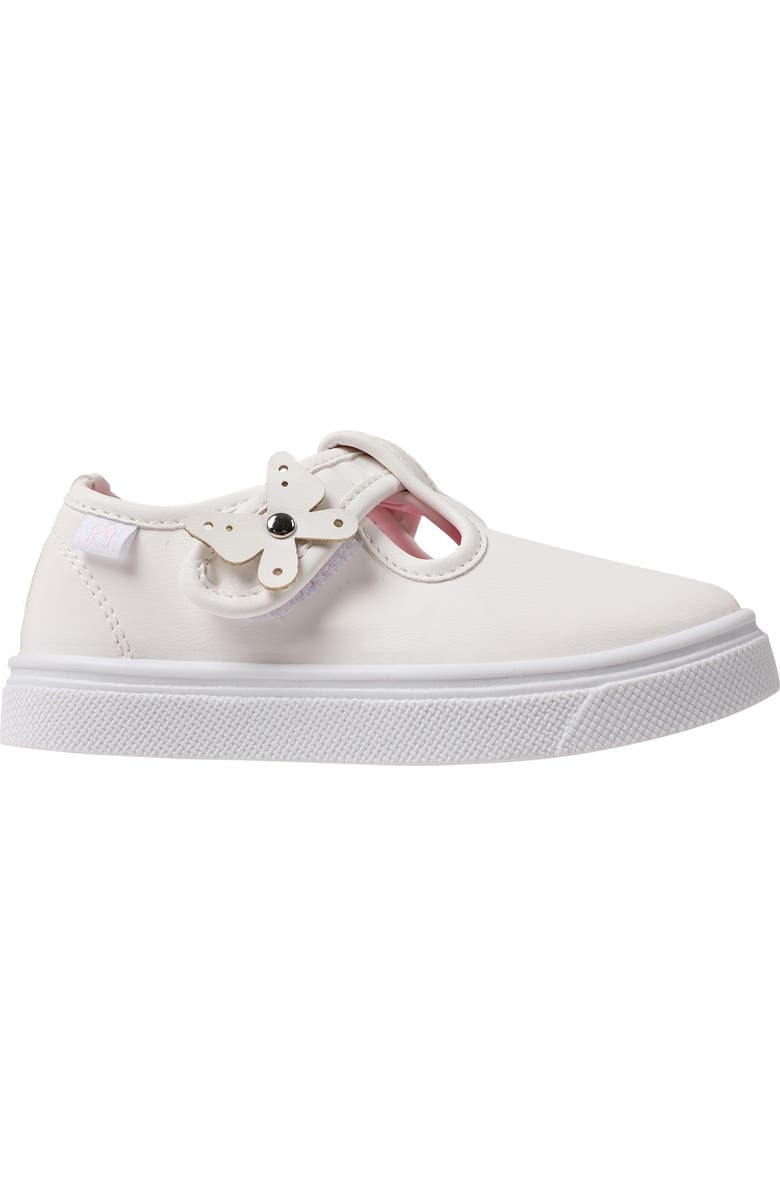 OOMPHIES Kids' Olivia Butterfly Sneaker, Alternate, color, Optic White