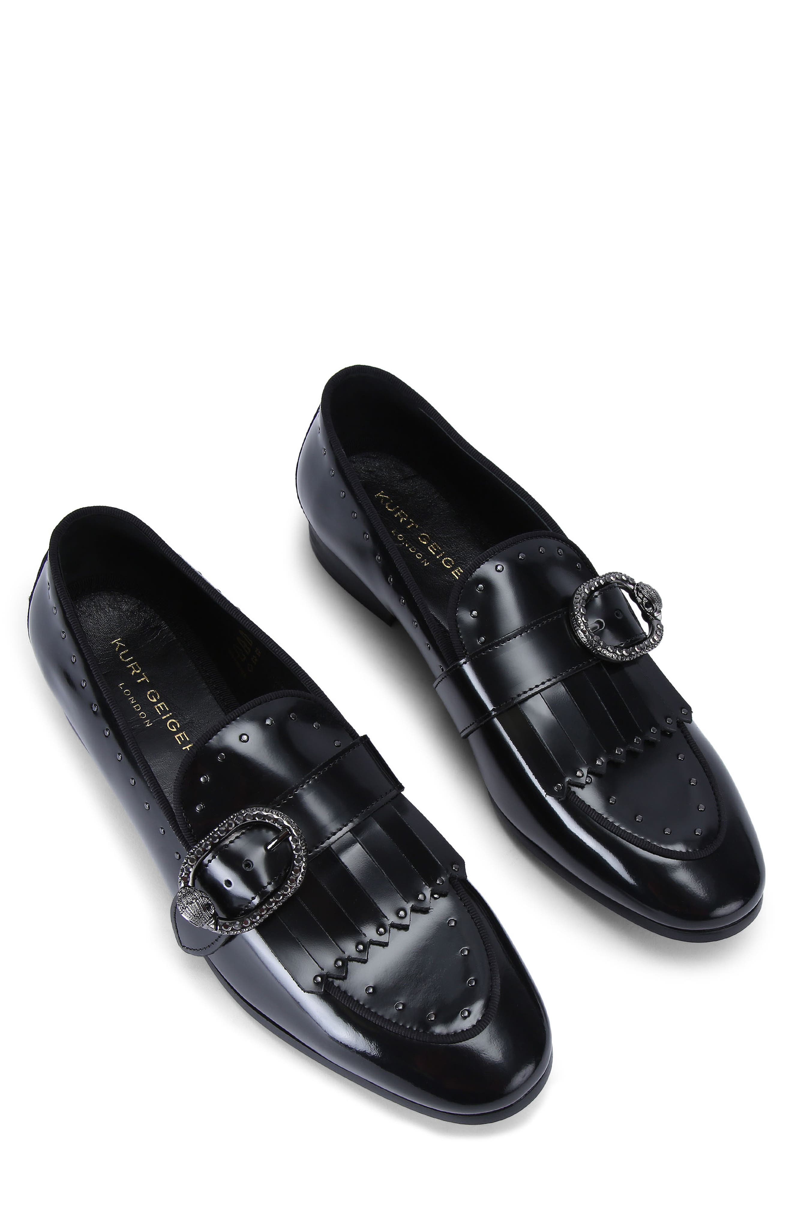 Kurt Geiger London Albany Buckle Stud Loafer, Alternate, color, 