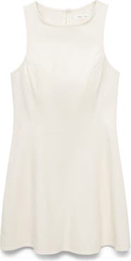 MANGO Sleeveless Denim Minidress