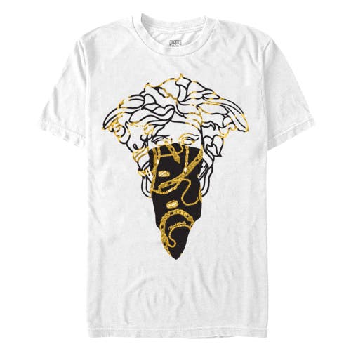 Shop Crooks & Castles Medusa Bandana  Graphic T-shirt In White