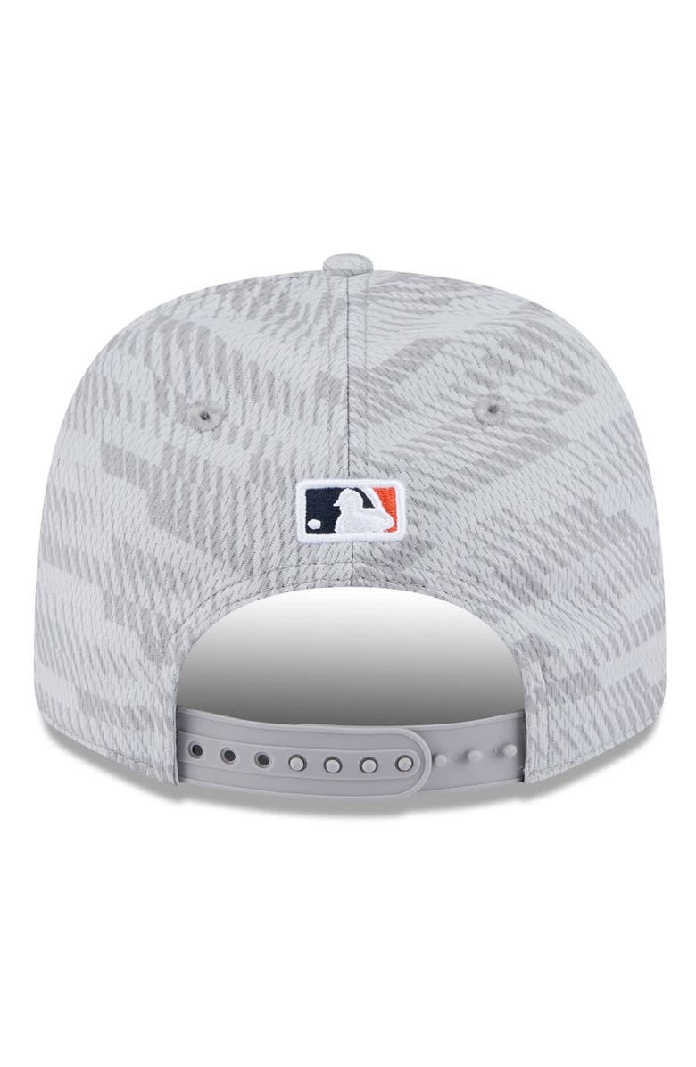 New Era Men's New Era Gray Houston Astros 2025 MLB Clubhouse 9SEVENTY Stretch-Snap Hat, Alternate, color, Gray