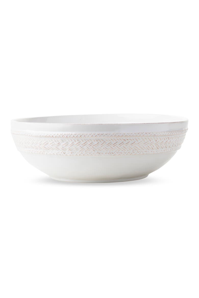 Le Panier Round Ceramic Serving Bowl, Main, color, WHITEWASH