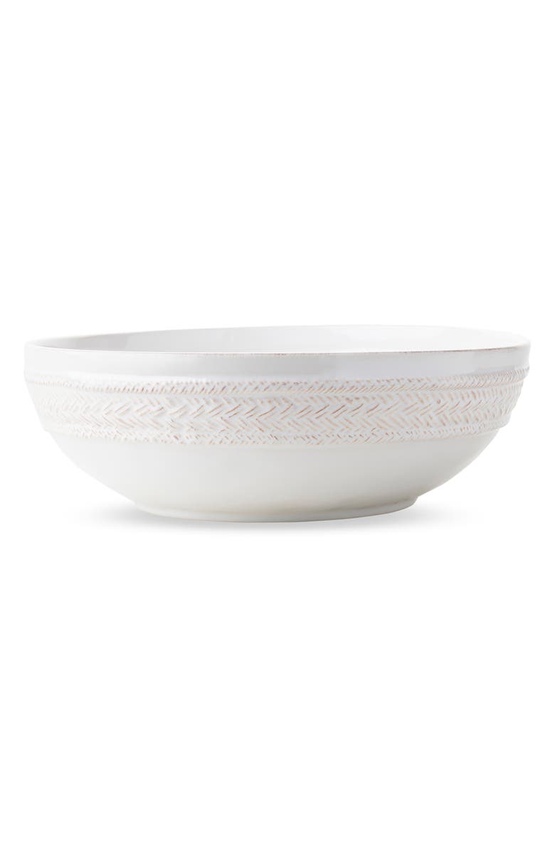 Juliska Le Panier Round Ceramic Serving Bowl, Main, color, Whitewash