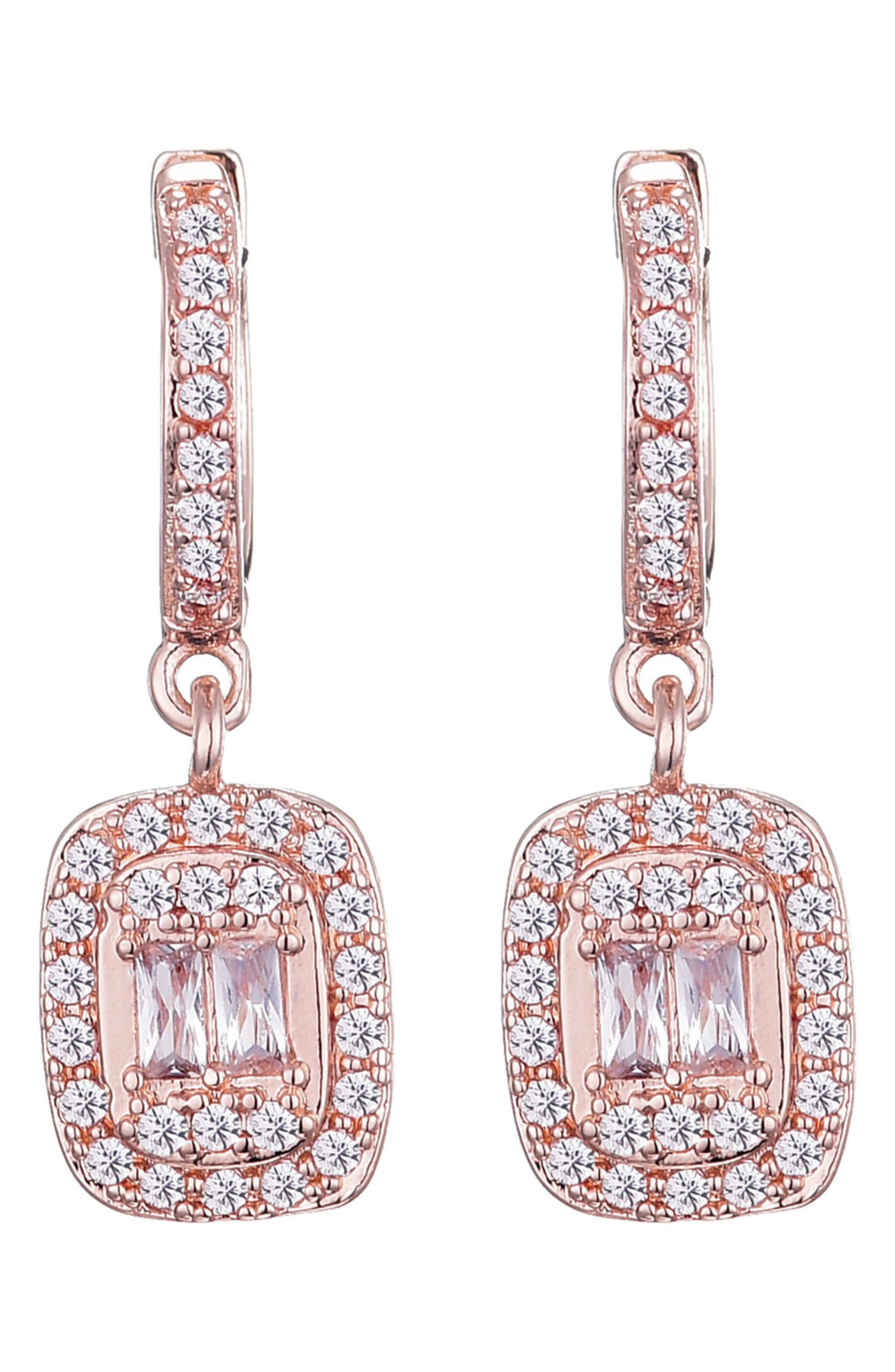 Adornia Asher Cut Drop Earrings