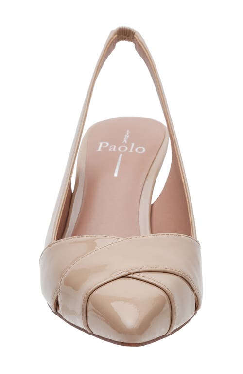 Linea Paolo Nelly Pointed Toe Slingback Pump In Maple Sugar