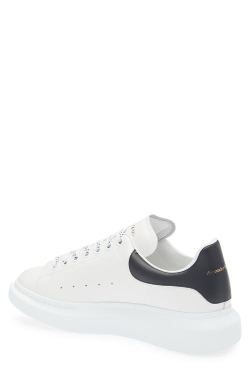 Alexander Mcqueen Oversized Leather Sneakers In White