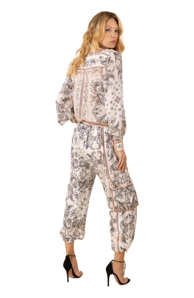 Hale Bob Blaire Charmeuse Cargo Pant, Alternate, color, 