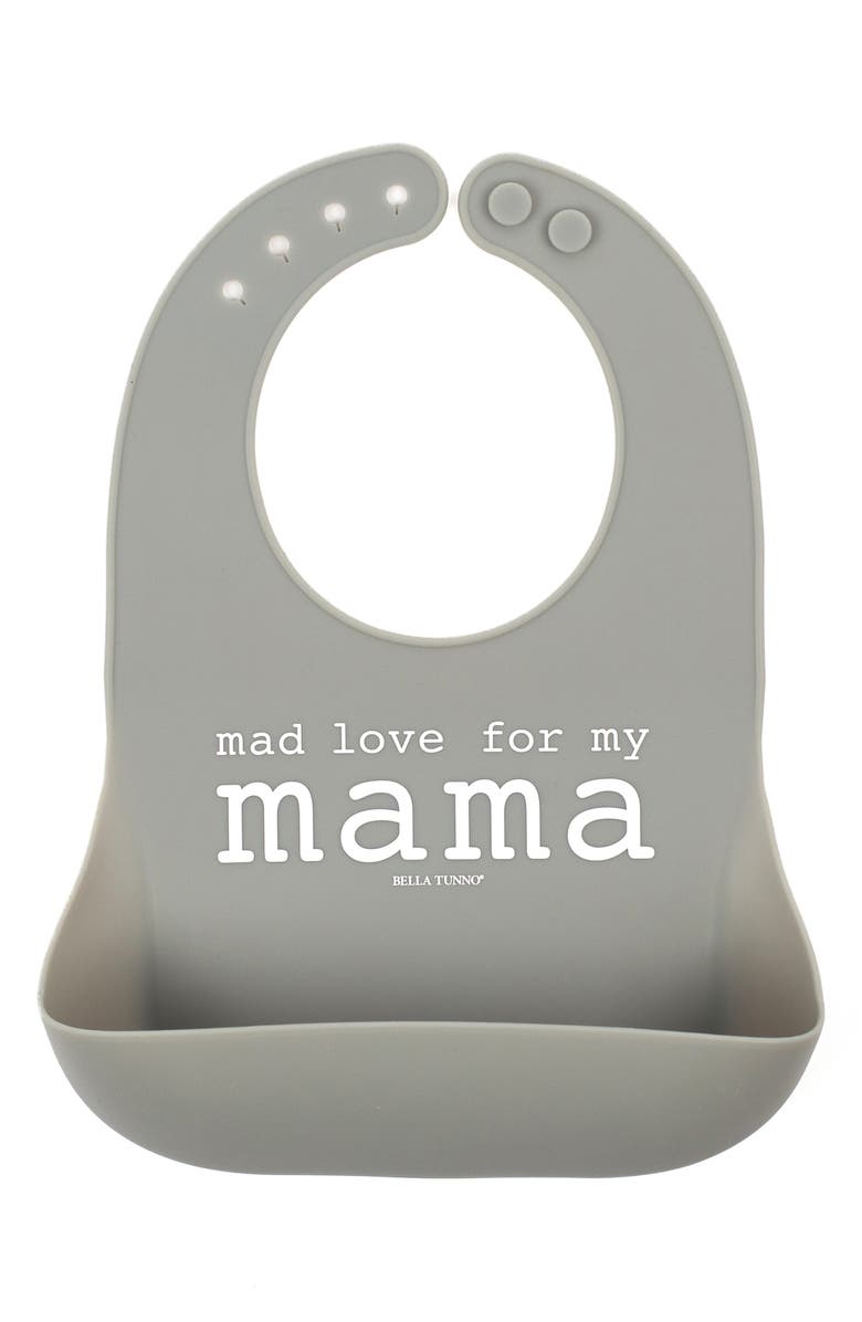 Bella Tunno Mad Love Silicone Wonder Bib, Main, color,