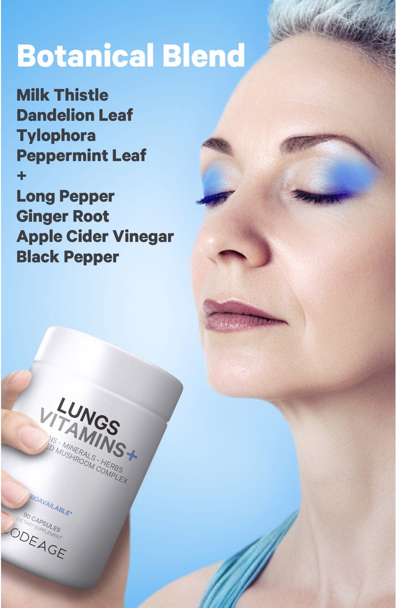Codeage Lungs Vitamins - Multivitamins & Minerals Supplement, Alternate, color, White