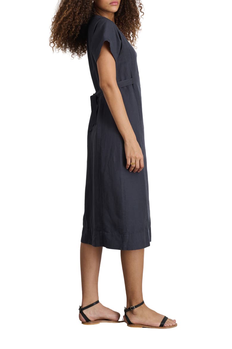 Madeline Shirtdress, Alternate, color, WASHED BLACK