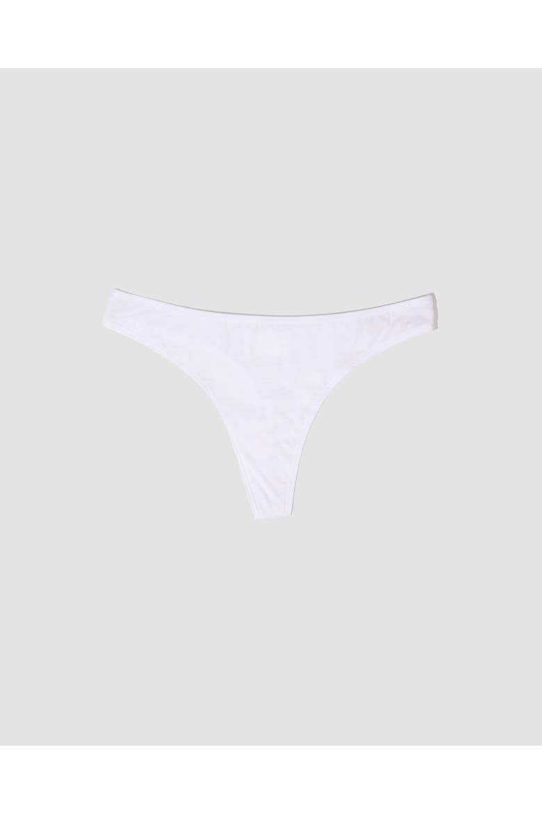 Organic Cotton Thong, Main, color, Chalk