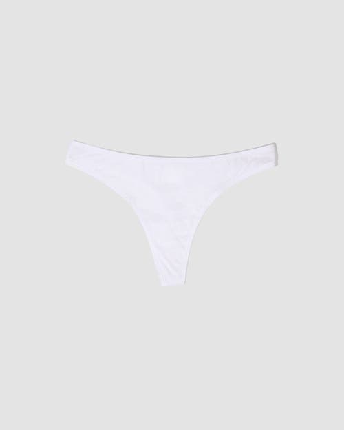 Oddobody Organic Cotton Thong In Chalk