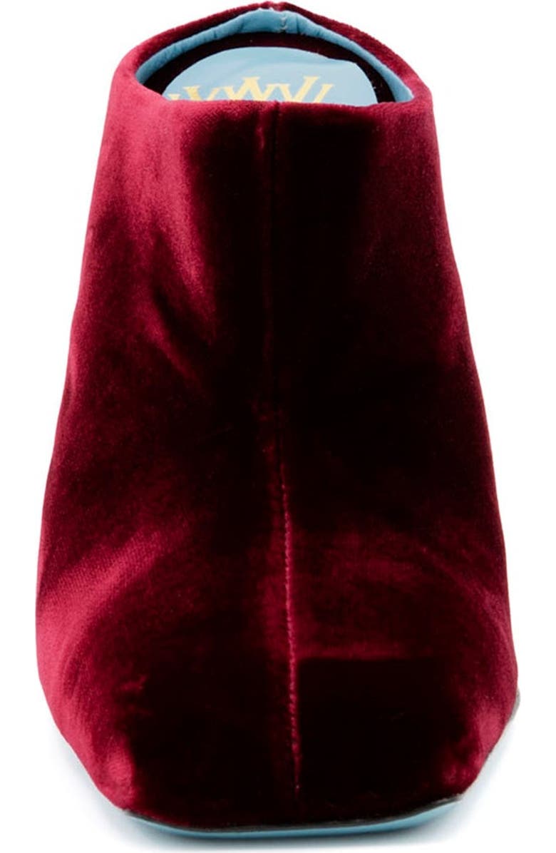 Valentina Rangoni Zurli Slide, Alternate, color, Burgundy