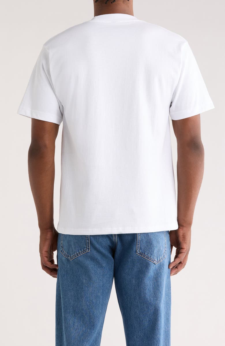 PLEASURES Harajuku Cotton Graphic T-Shirt, Alternate, color, White