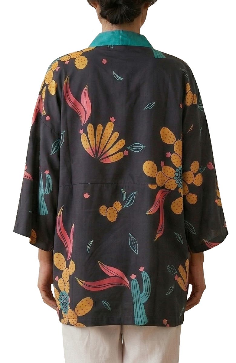 SAACHI Cactus Short Topper, Alternate, color, Black Multi