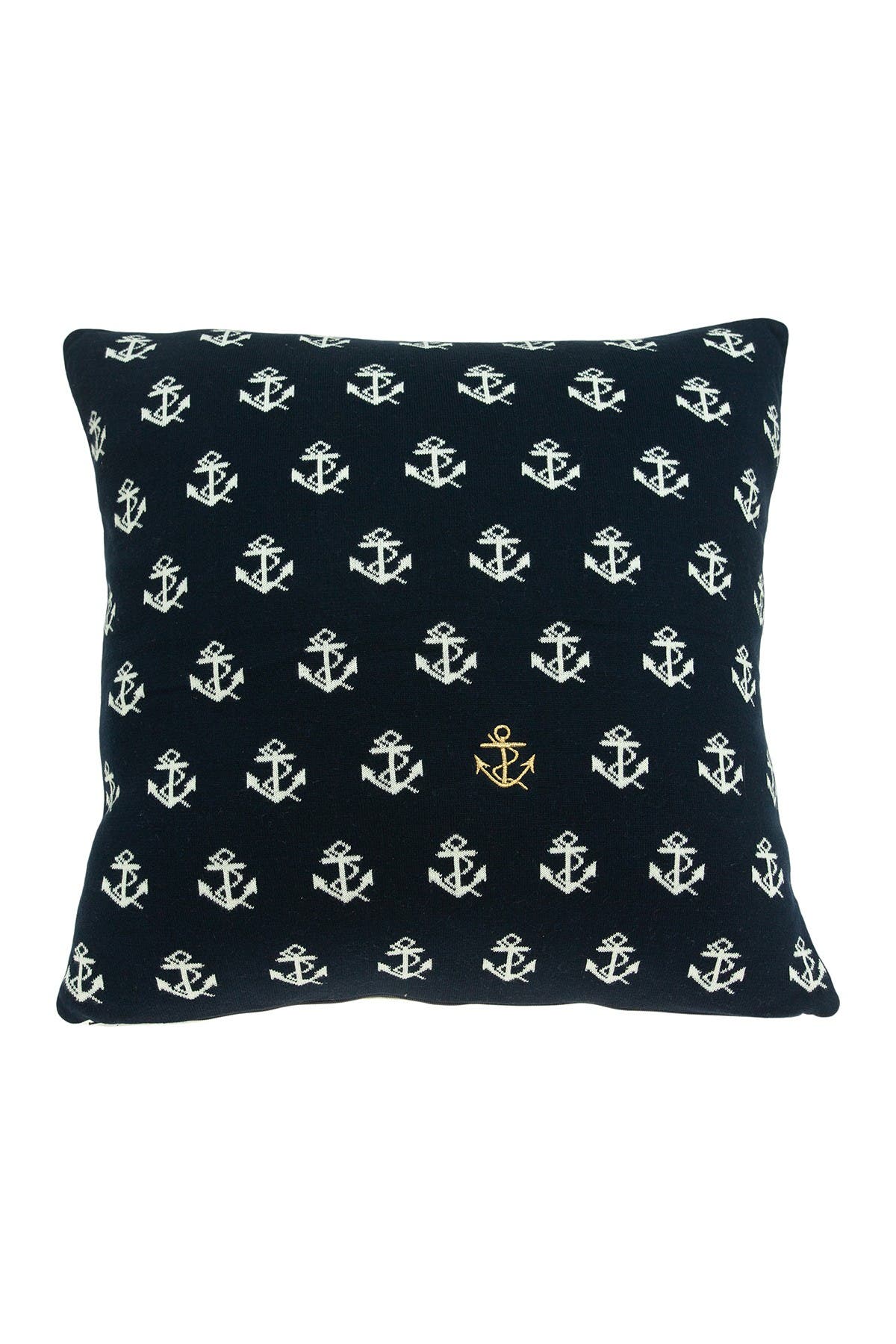 PARKLAND COLLECTION Andrea Nautical Pillow - 20" x 20" - Blue
