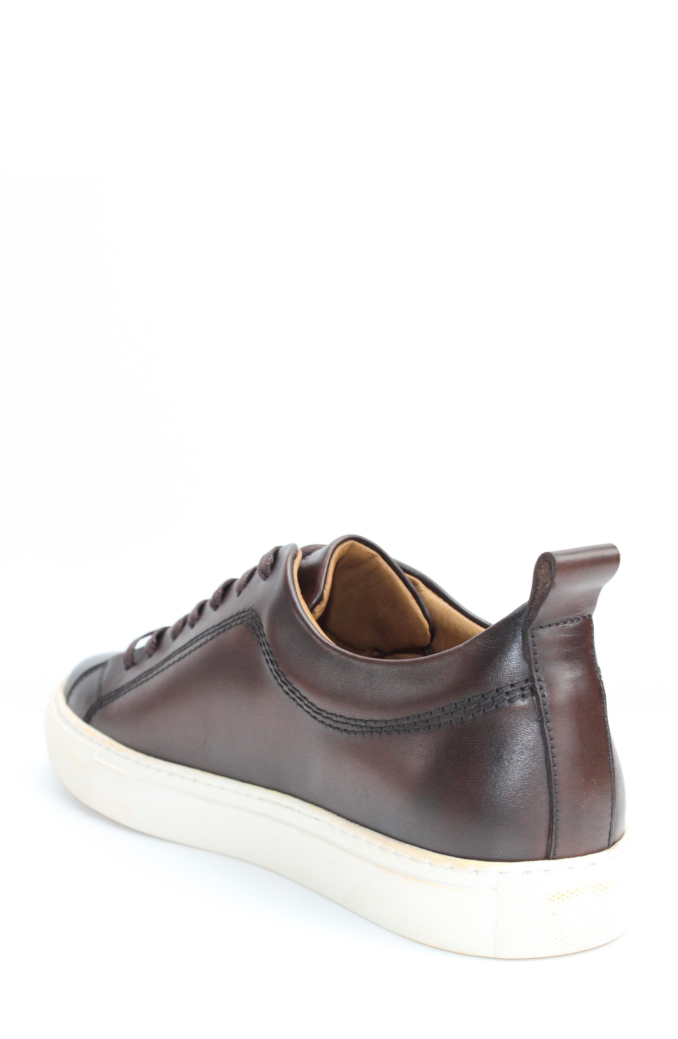 VELLAPAIS Mango Low Top Sneaker, Alternate, color, Dark Brown