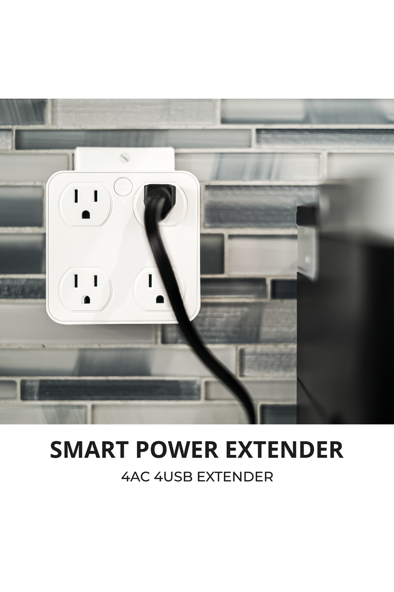 Smart WiFi Wall Tap, Alternate, color, White
