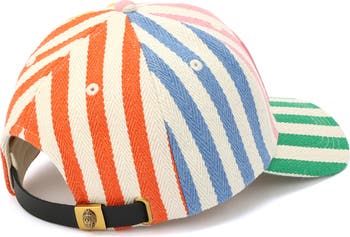 Multicolor Stripe Baseball Hat