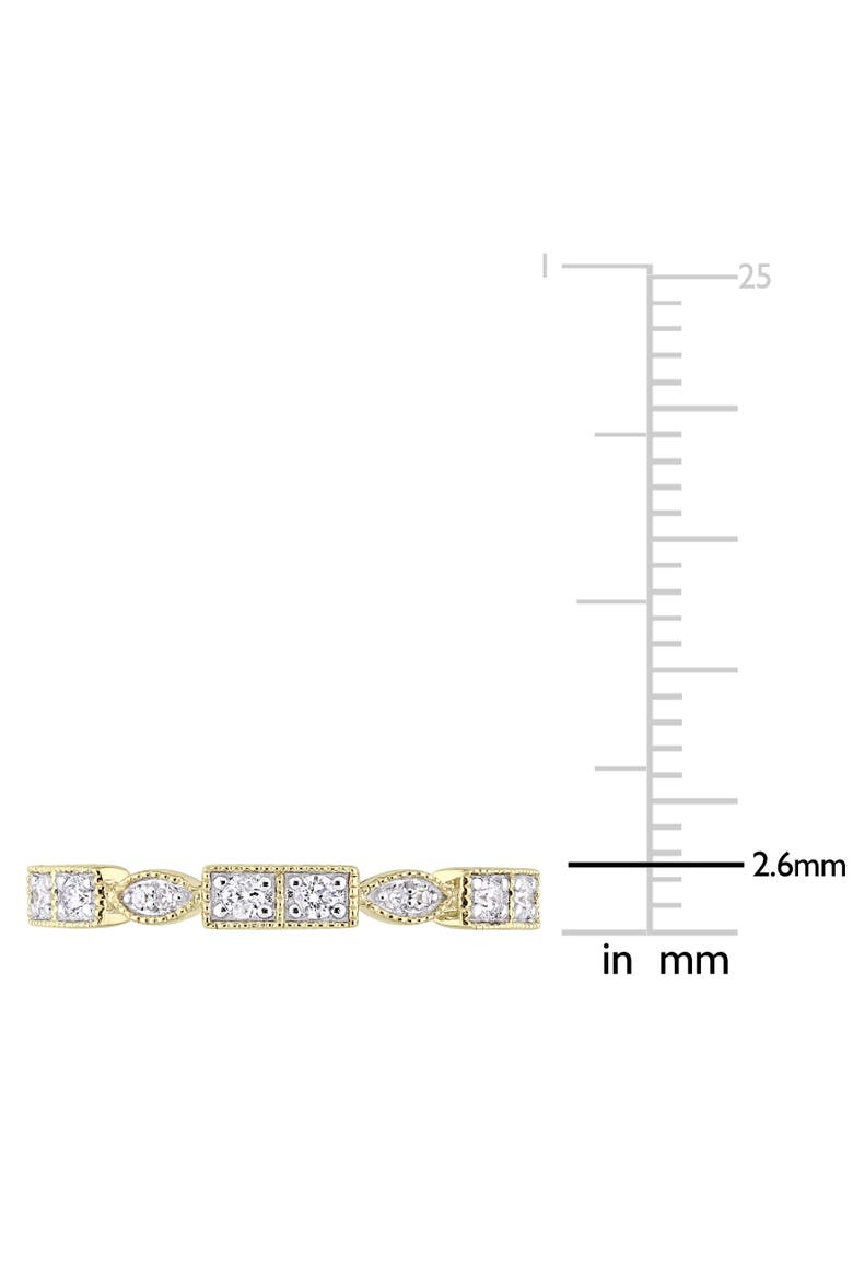 1/3 CTW Diamond Anniversary Ring 10k, Alternate, color, 10k Yellow Gold