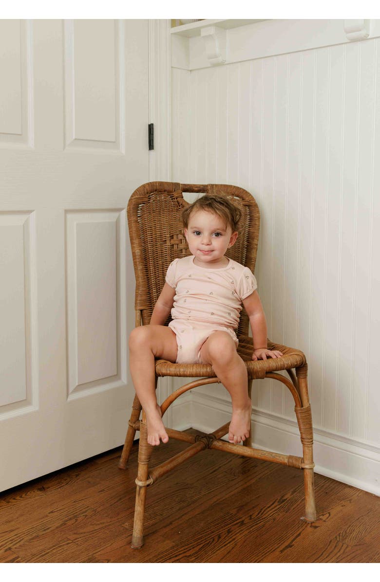 Ely's & Co. Embroidered Collection - Romper, Alternate, color, Pink Tulip