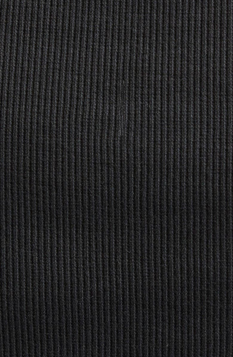 MM6 Maison Margiela Numeric Logo Patch Stretch Cotton Tank, Alternate, color, Black