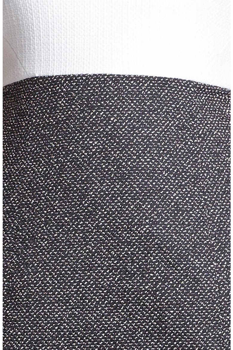 Two Tone Tweed Sheath Dress, Alternate, color, BLACK MULTI
