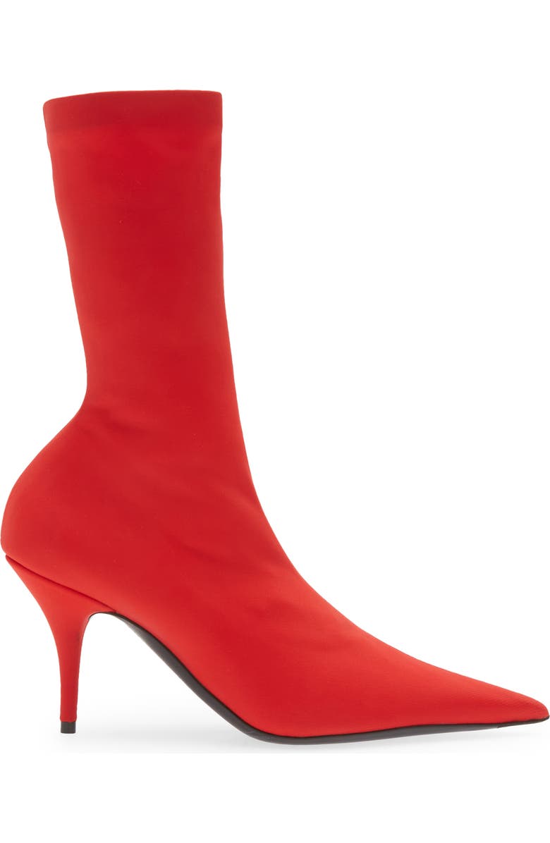 Balenciaga Pointed Toe Sock Boot, Alternate, color,