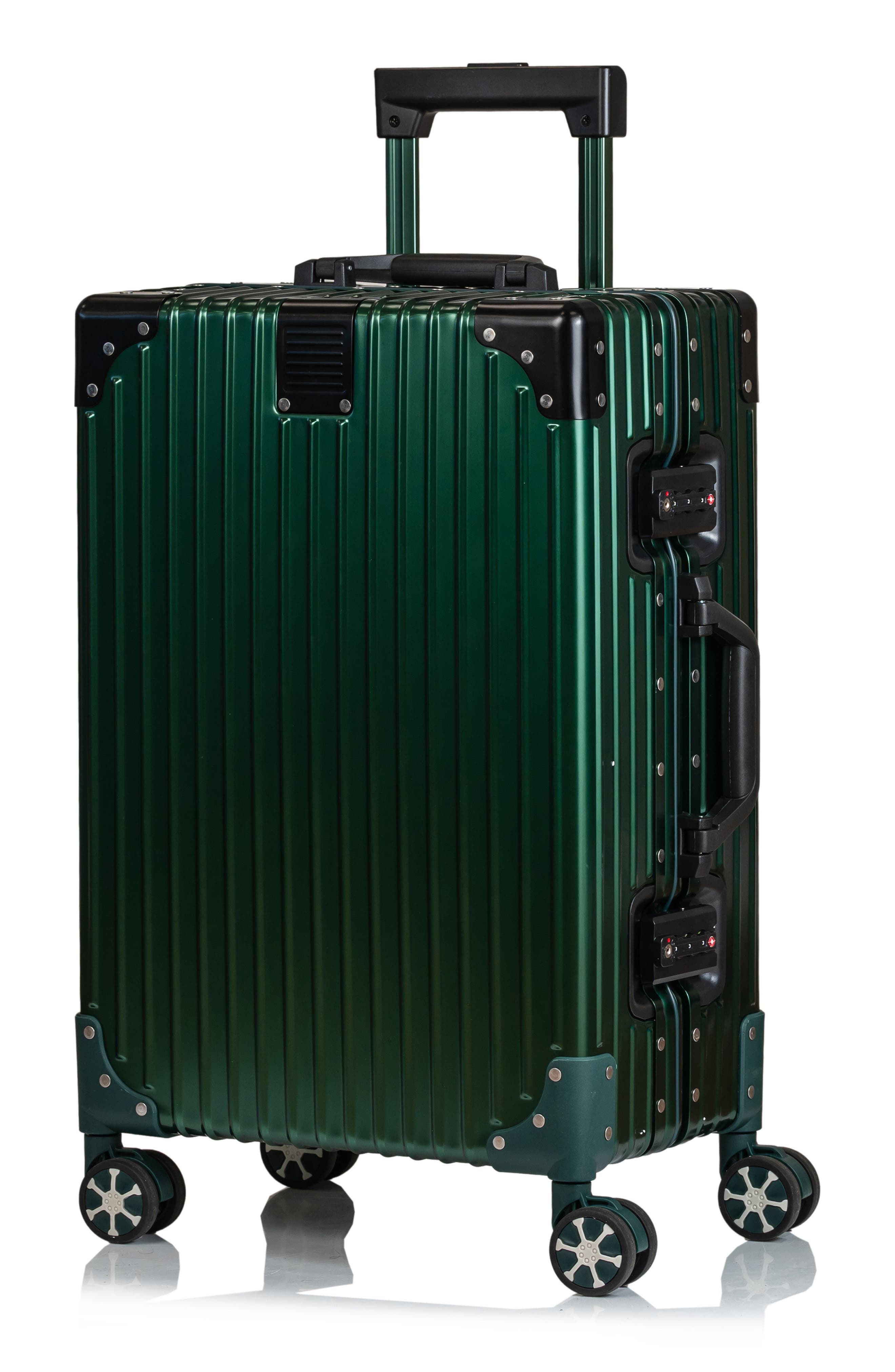CHAMPS Aluminum Hardside Spinner Suitcase Carry-On