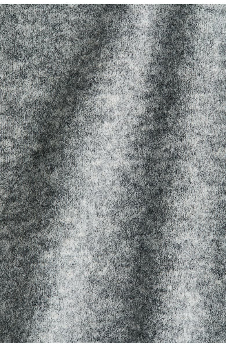 H&M Jacquard-motif Jumper, Alternate, color, Gray Melange/Adore