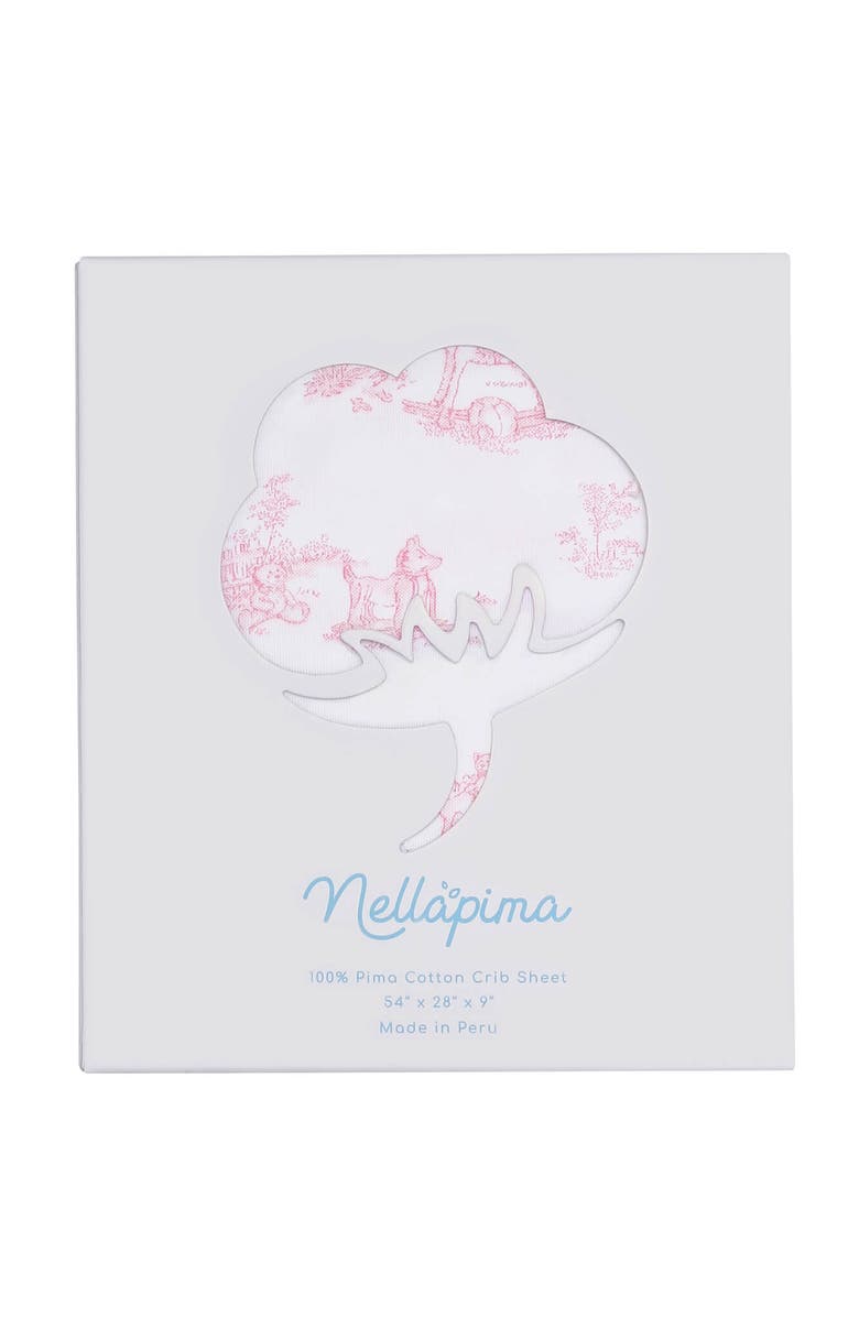 Nellapima Pink Toile Baby Crib Sheets - Baby, Alternate, color, Pink