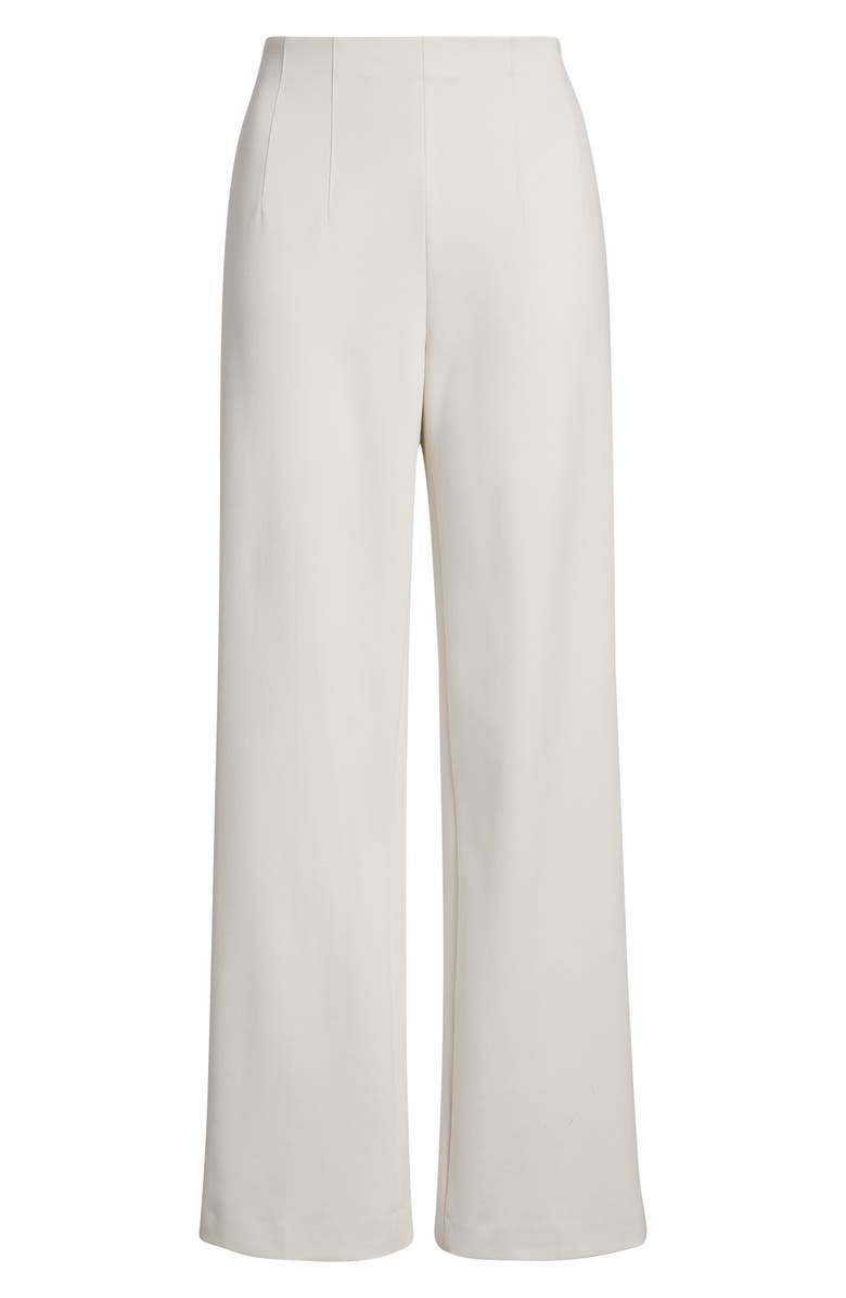 Anne Klein Darted High Waist Straight Leg Pants, Alternate, color, 