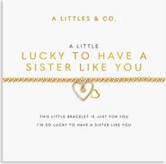A Littles & Co A Little 'Lucky To Have A Sister Like You' Bracelet