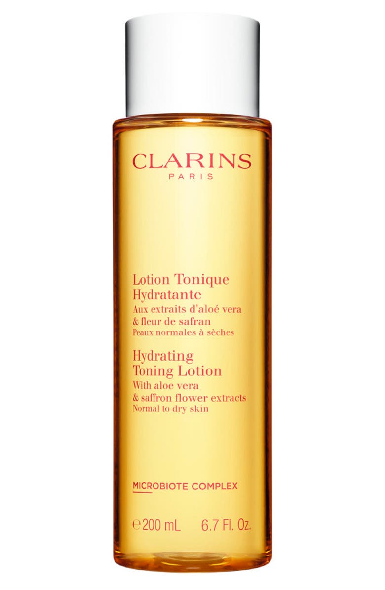 Clarins Hydrating Toning Lotion with Aloe Vera, Main, color, 