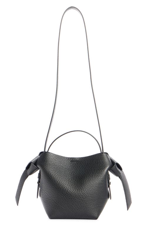 ACNE STUDIOS ACNE STUDIOS MINI MUSUBI LEATHER SHOULDER BAG