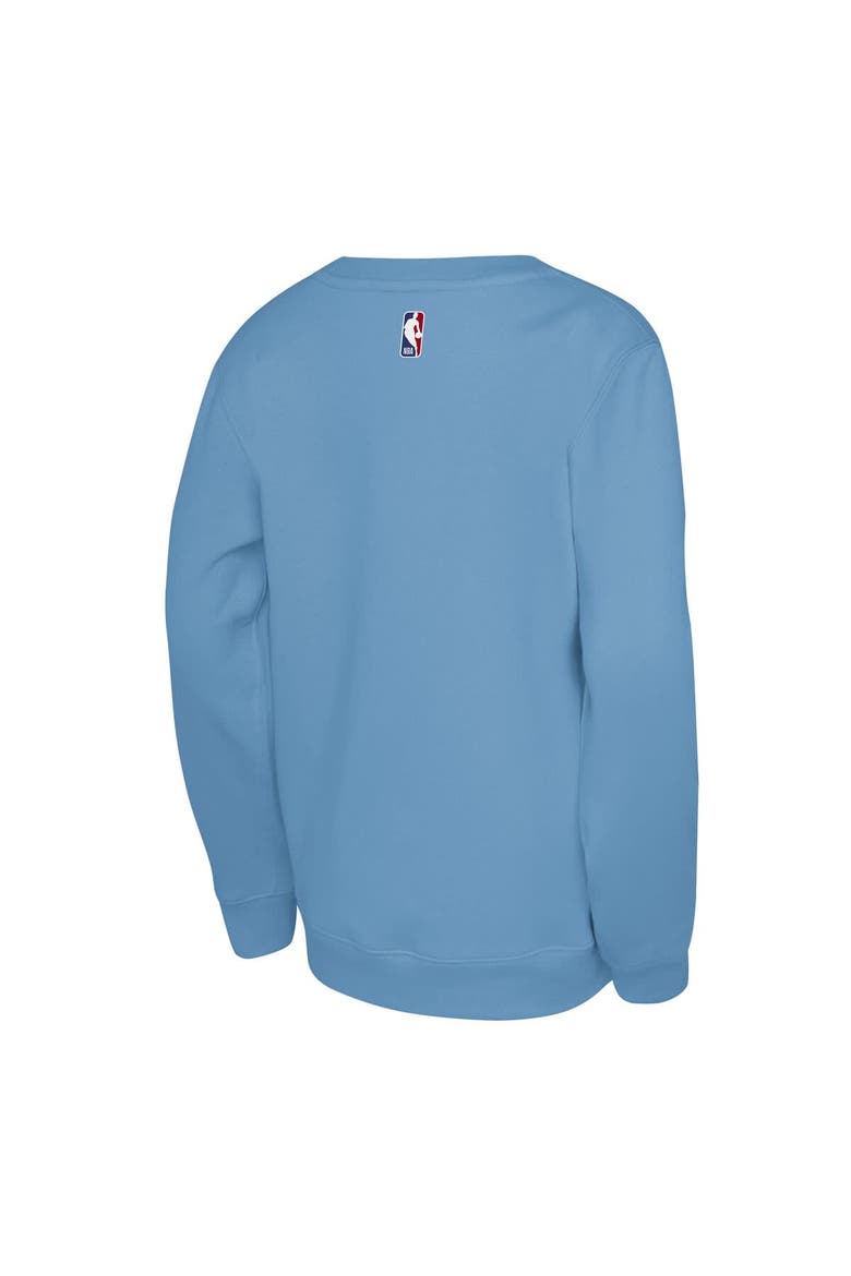 Youth Jordan Brand Light Blue Memphis Grizzlies Courtside Statement Edition Sweatshirt, Alternate, color, Light Blue